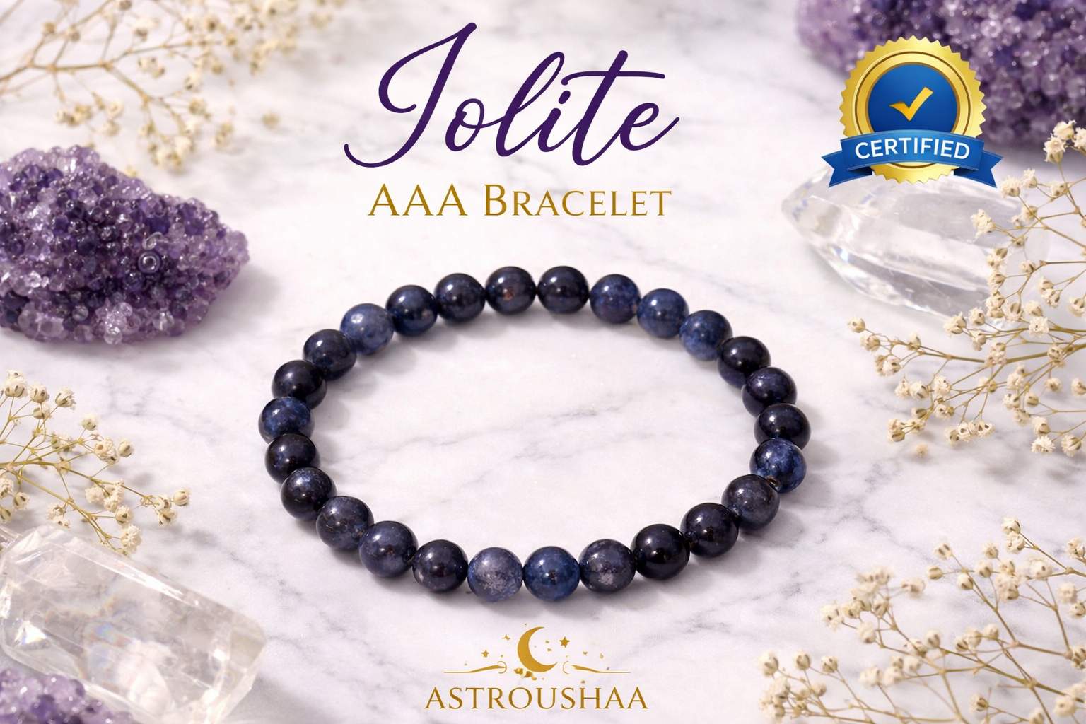 Iolite AAA Bracelet
