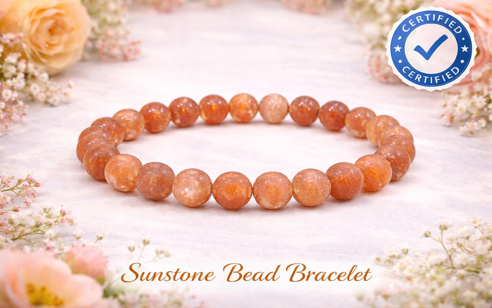 Sunstone Bead A Bracelet