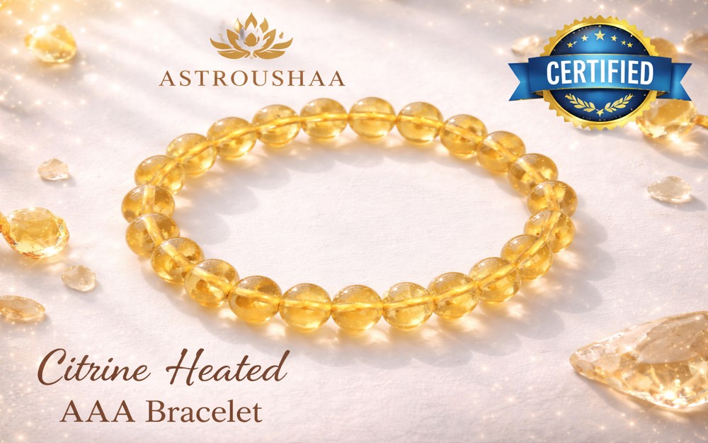 Citrine Heated AAA Bracelet
